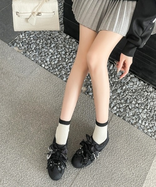 gossip!ロサンゼルス スニーカー 「Y2Kガーリー」レトロ×レース2WAY