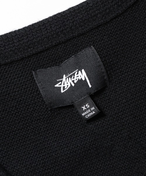 STUSSY（ステューシー） カーディガン X-SMALL ブラック メンズ