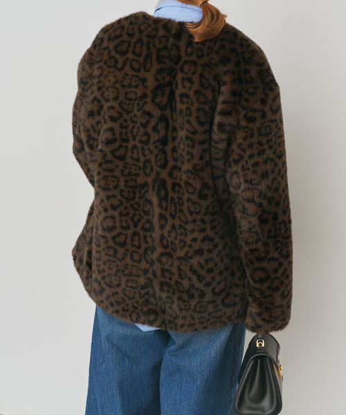 Spick＆Span（スピック アンド スパン） コート アウター レオパード