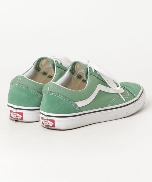 「VANS」 ローカットスニーカー 24cm グリーン レディース_画像2