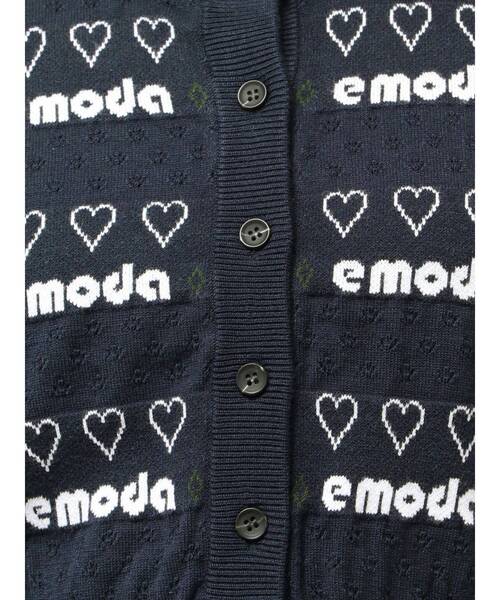 EMODA（エモダ） ニット セーター アイレットロゴツインニット
