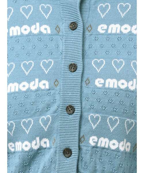 EMODA（エモダ） ニット セーター アイレットロゴツインニット