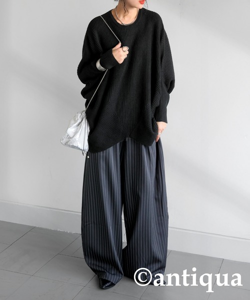 超人気完売品★お洒落ケーブルニット antiqua osmosis ﾓﾉﾄｰﾝ。 楽天市場】ケーブルニット ニット レディース トップス セーター 送料