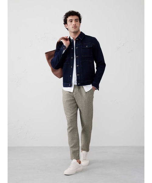 「BANANA REPUBLIC FACTORY STORE」 パンツ 28/30 グリーン メンズ_画像4