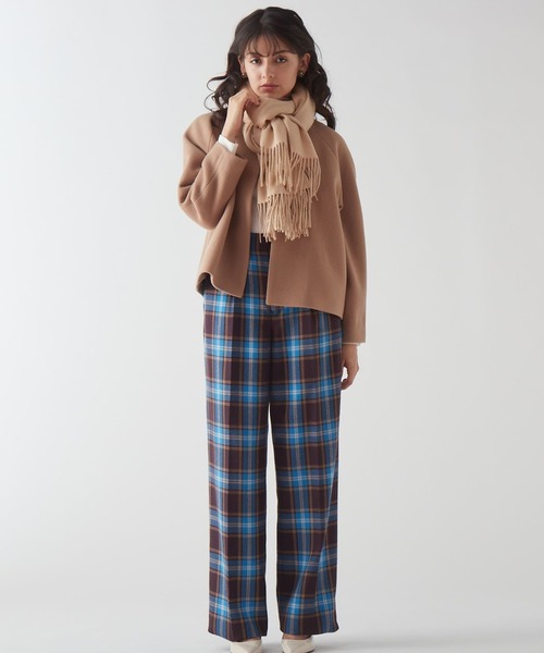 「TIARA」 ノーカラーコート 2 ベージュ レディース_画像10