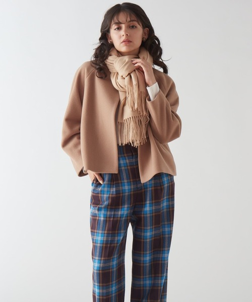 Tiara（ティアラ） ノーカラーコート 2 ベージュ レディース