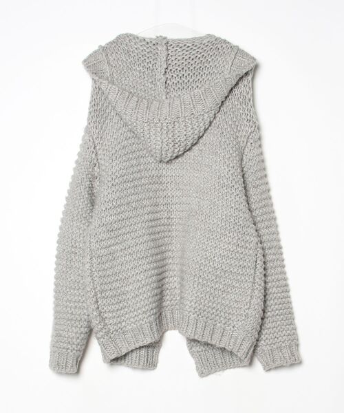 「TRUNC」 ニットカーディガン FREE グレー レディース_画像2