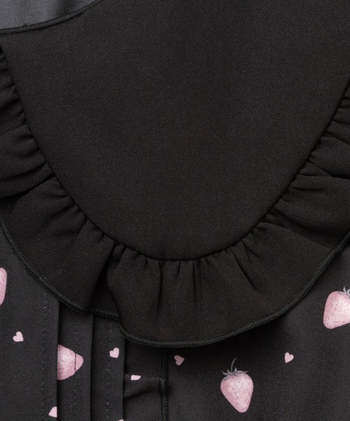 「DearMyLove」 半袖ワンピース MEDIUM ブラック レディース_画像3