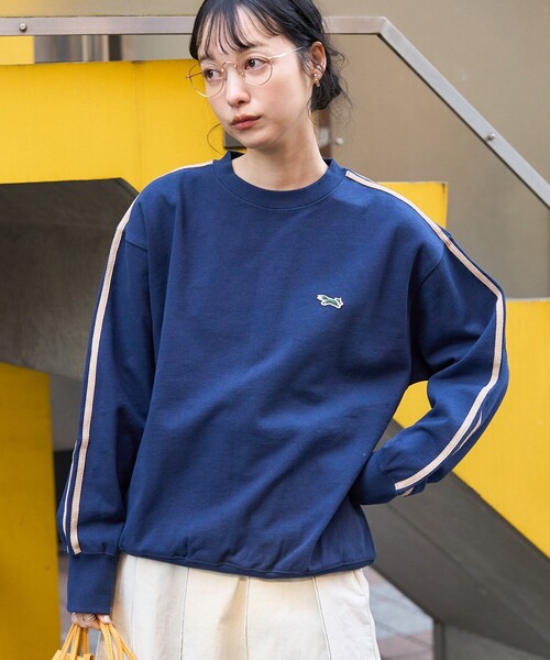 「TOWNCRAFT」 スウェットカットソー フリ- グリーン レディース_画像5