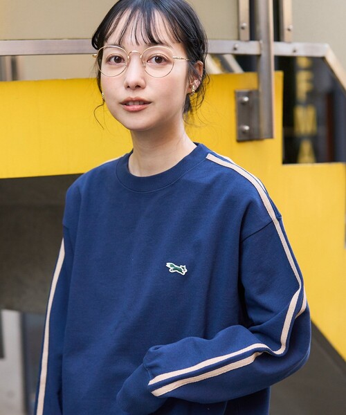 「TOWNCRAFT」 スウェットカットソー フリ- グリーン レディース_画像7