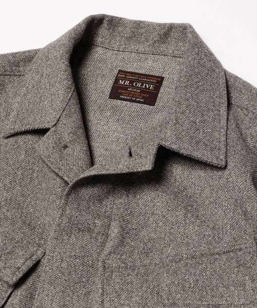 「MR.OLIVE」 ジャケット MEDIUM ダークグリーン メンズ_画像3