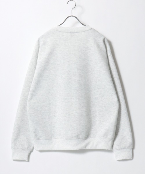 AMOMMA新品 PUFF SLEEVE SWEAT (GREY) 起毛なし puff sleeve sweat