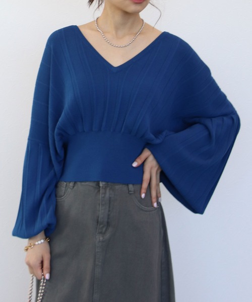 「TITE IN THE STORE」 長袖ニット 38 ブラック レディース_画像4