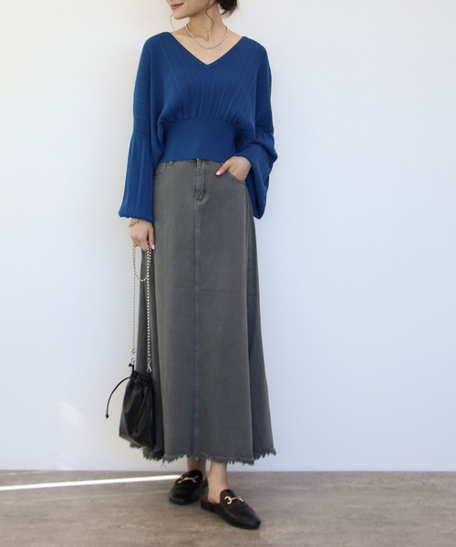 「TITE IN THE STORE」 長袖ニット 38 ブラック レディース_画像5