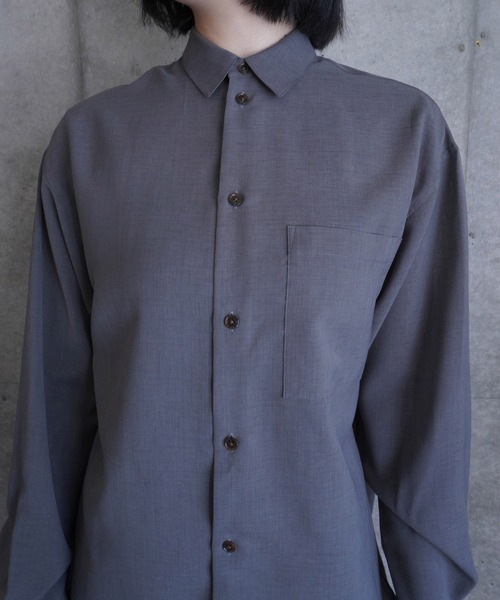 G.V.G.V.（ジーヴィージーヴィー） ブラウス シャツ SHEER SHIRT 