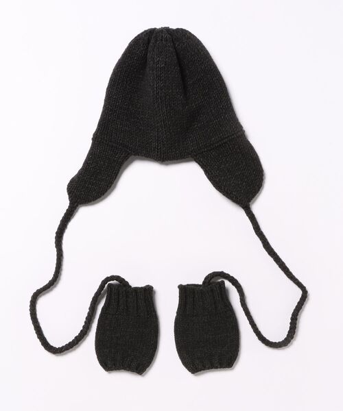 CA4LA（カシラ） ニット帽 ニットキャップ MITTEN FLAP KNIT WATCH