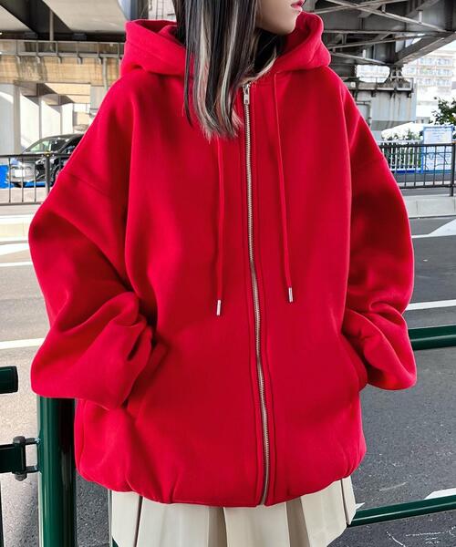 [Figments] Zip выше Parker LARGE лиловый женский 