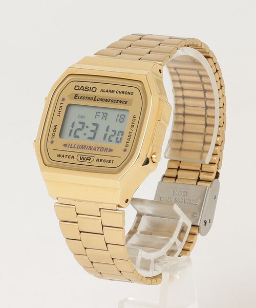 CASIO デジタル腕時計 ゴールド CASIO（カシオ） デジタル腕時計 FREE ゴールド メンズ : ZOZOTOWN