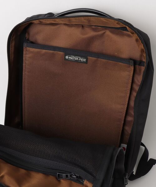 「master-piece」 刺繍リュック - ブラック メンズ_画像4