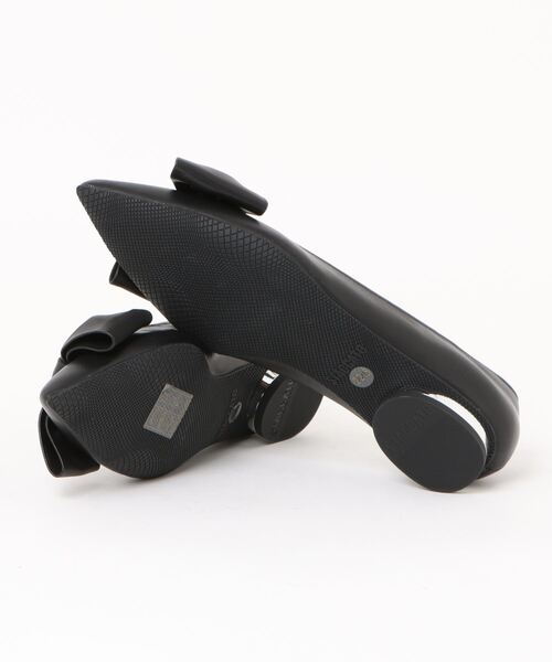 「STACCATO」 フラットパンプス 24cm ブラック レディース_画像3