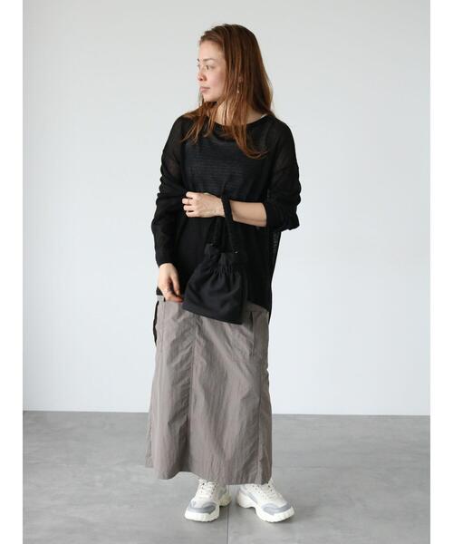 「Lugnoncure」 スカート F グレー レディース_画像3