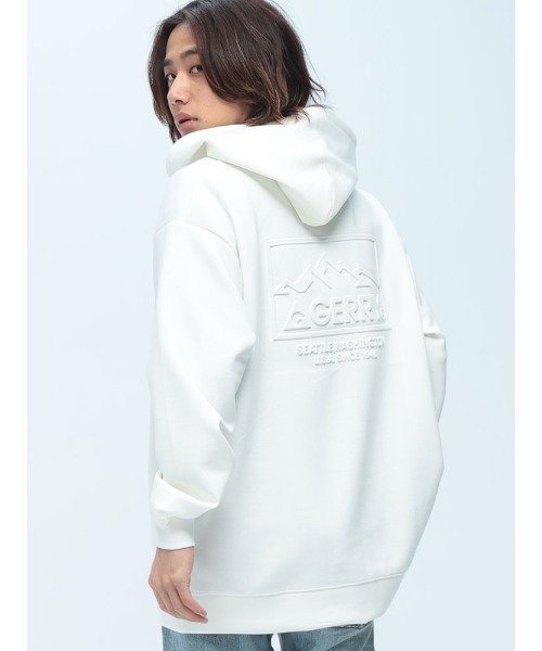GERRY（ジェリー） パーカー フルジップ パーカー エンボス加工 ロゴ