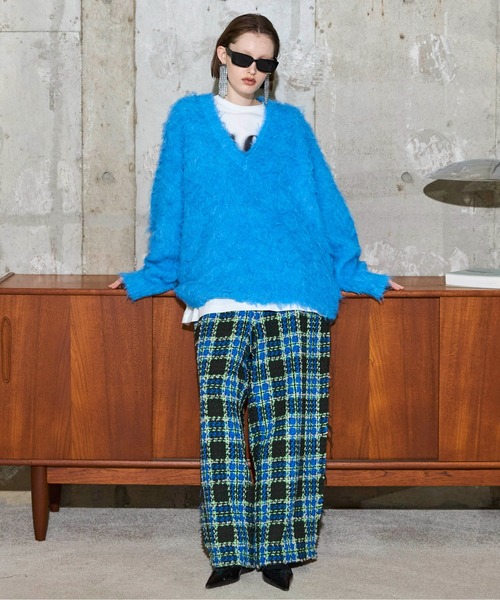「MAISON SPECIAL」 長袖ニット FREE ブルー レディースの画像