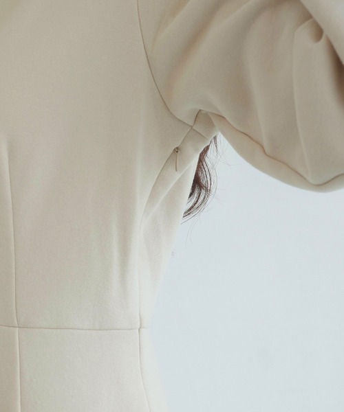 「CENEA」 長袖ワンピース MEDIUM チャコール レディース_画像4