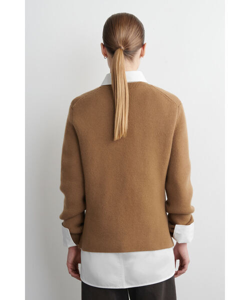 「COS」 長袖ニット X-SMALL ブラウン レディース_画像3