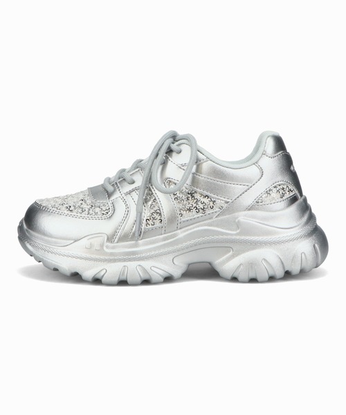 「ORiental TRaffic」 ローカットスニーカー 41 ブラック レディース_画像2