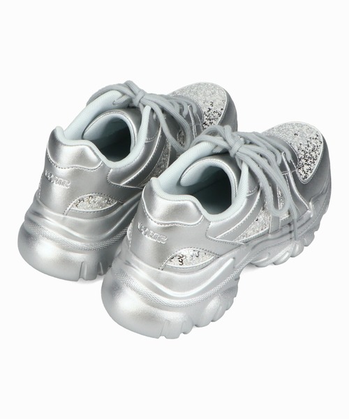 「ORiental TRaffic」 ローカットスニーカー 41 ブラック レディース_画像3