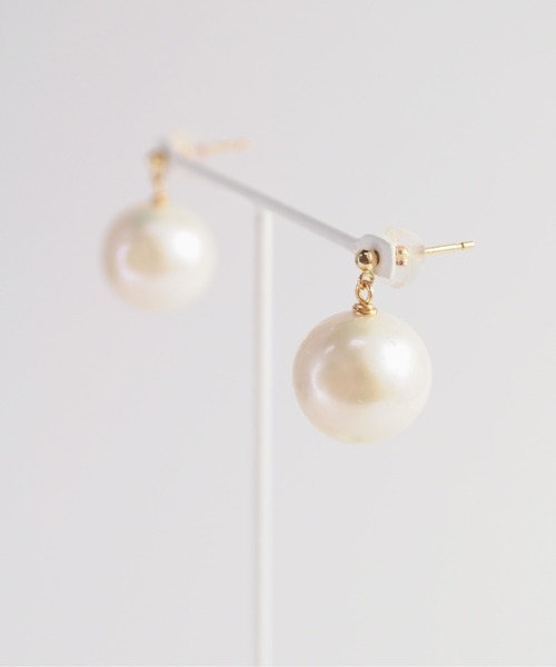 「anq.」 ピアス（両耳用） ONE SIZE ホワイト レディース_画像3