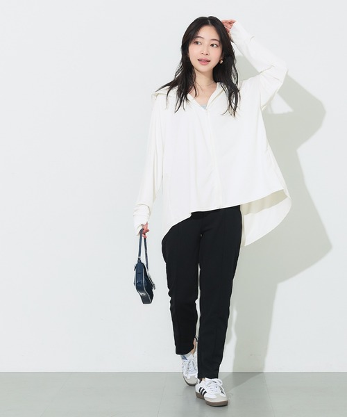 coca（コカ） パーカー 「田中里奈様着用」UVカットバッグギャザー