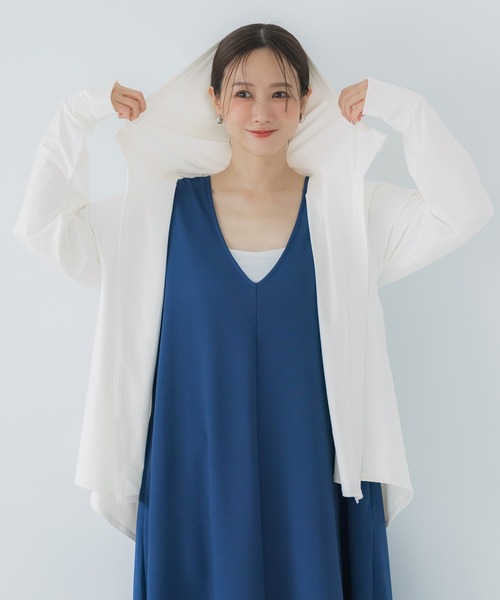 coca（コカ） パーカー 「田中里奈様着用」UVカットバッグギャザー
