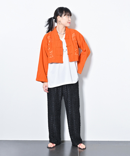 「CITYSHOP」 ジャケット FREE オレンジ レディースの画像