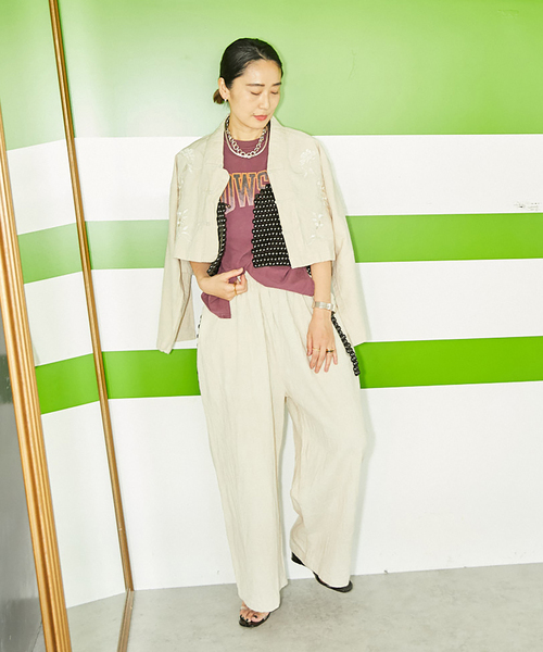 「CITYSHOP」 ジャケット FREE オレンジ レディースの画像