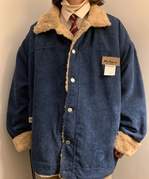 「MGV」 コーデュロイジャケット MEDIUM ブルー メンズ_画像6