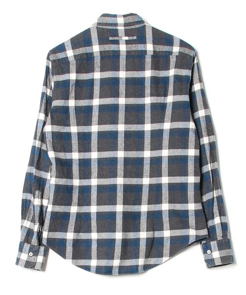 「Journal Standard TRISECT」 長袖ネルシャツ SMALL グレー メンズ_画像2