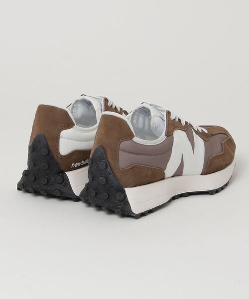 「New Balance」 ローカットスニーカー 23cm ブラウン レディースの画像