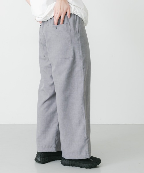パンツ 「UR TECH DRYLUXE」ハイツイストイージートラウザー レディース_8