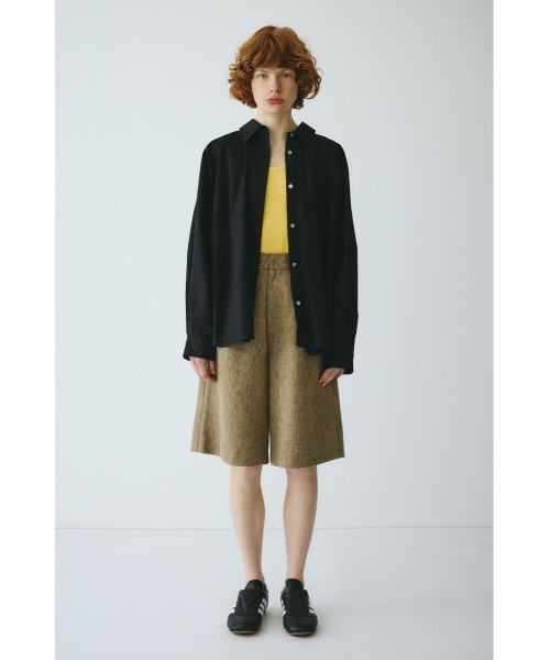 ブラウス シャツ Back shirring shirt　　バックシャーリングシャツ レディースの画像