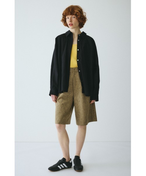 ブラウス シャツ Back shirring shirt　　バックシャーリングシャツ レディースの画像