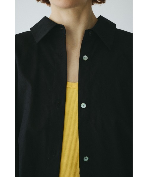 ブラウス シャツ Back shirring shirt　　バックシャーリングシャツ レディースの画像