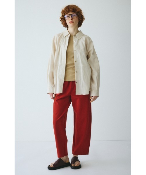 ブラウス シャツ Back shirring shirt　　バックシャーリングシャツ レディースの画像