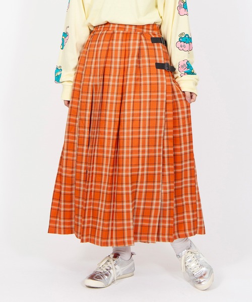 PUNYUS（プニュズ） スカート 夏 チェック柄ラップスカート : ZOZOTOWN