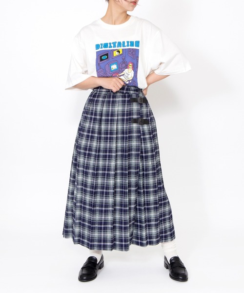 PUNYUS（プニュズ） スカート 夏 チェック柄ラップスカート : ZOZOTOWN