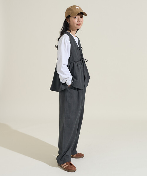 「FREAK'S STORE」 セットアップ MEDIUM チャコール レディース