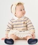 ベビー服 ロンパース 「リンク」ボーダーラガー...の詳細画像2