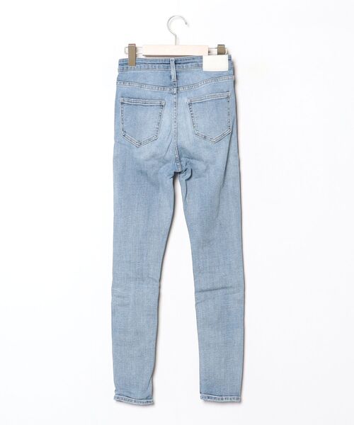 「GYDA」 スキニーデニムパンツ SMALL ライトブルー レディース_画像2