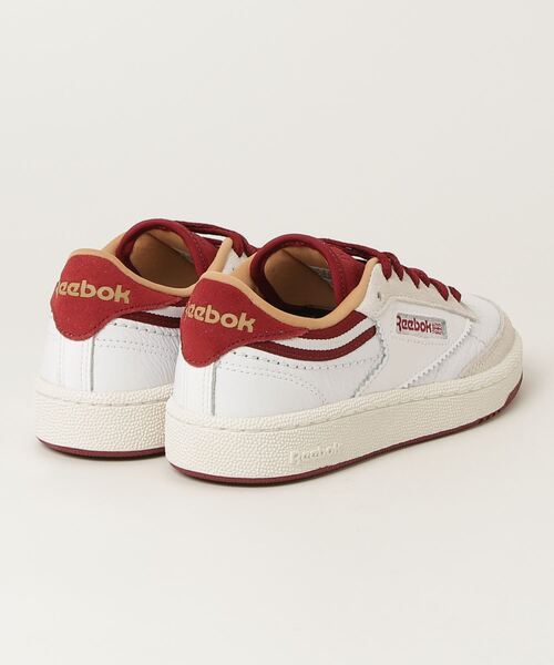 「Reebok」 ローカットスニーカー 24.0cm ホワイト×グリーン メンズの画像